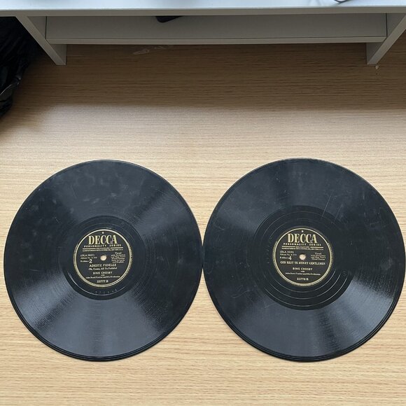 Bing Crosby Merry Christmas 4 Records Album Set 78 rpm Original 1945 Decca A-550 - Picture 5 of 8